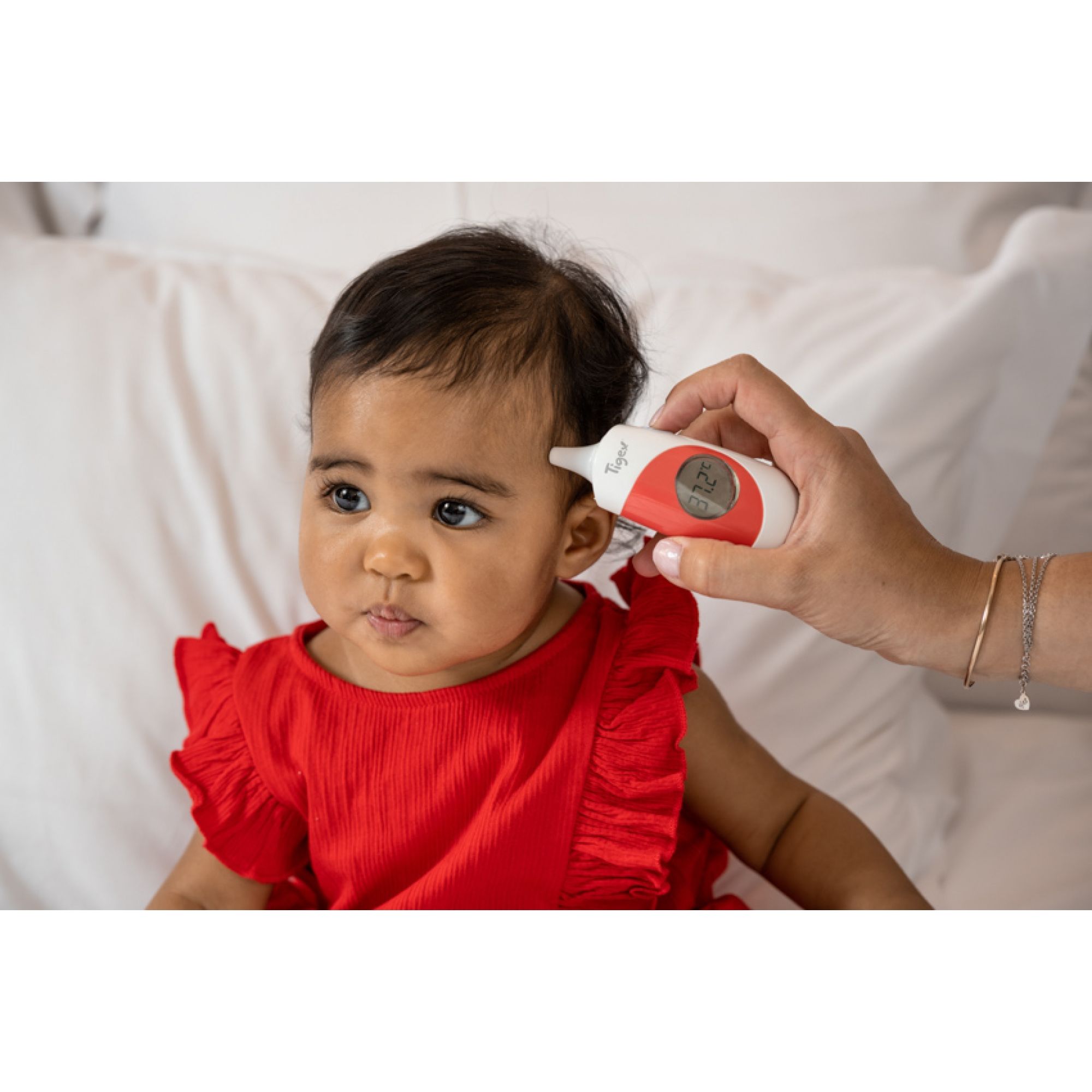Thermomètre spécial bébé (frontale, objet, ambiance)