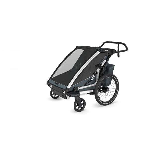 Remorque pour vélo Chariot Cross 2 Dark slate