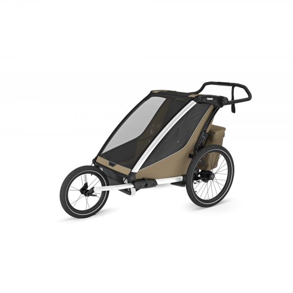 Remorque pour vélo Chariot Cross 2 Faded khaki