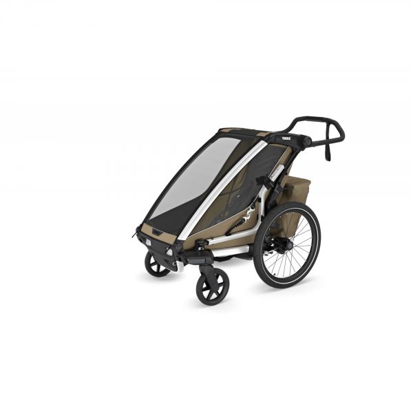 Remorque pour vélo Chariot Cross 1 Faded khaki