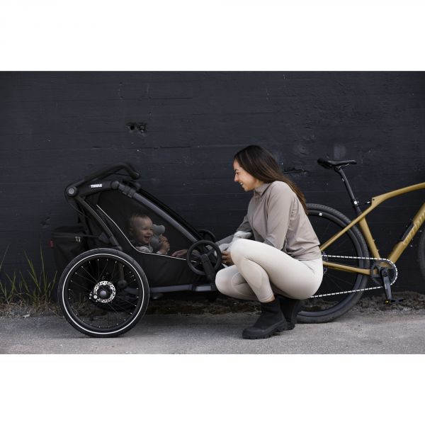 Remorque pour vélo Chariot Sport 2 Black