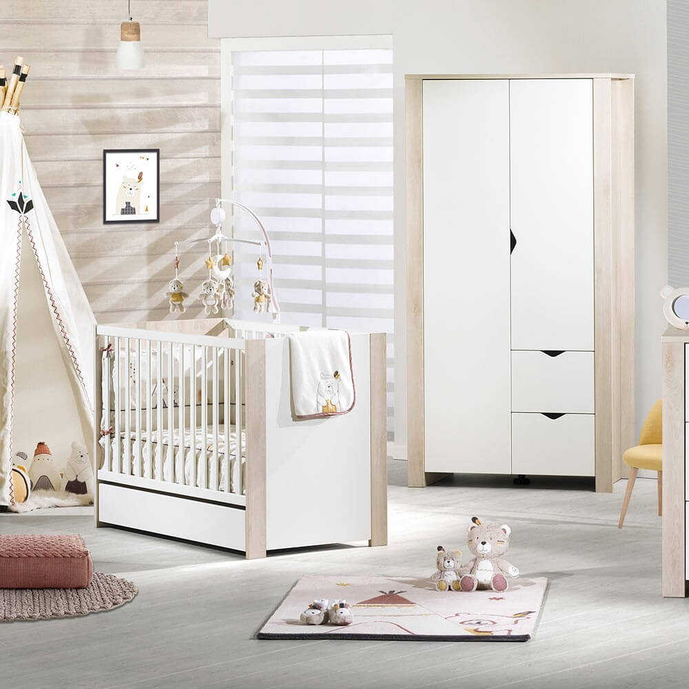 Sauthon Meubles Lit Bebe 60x1 Tipee Made In Bebe