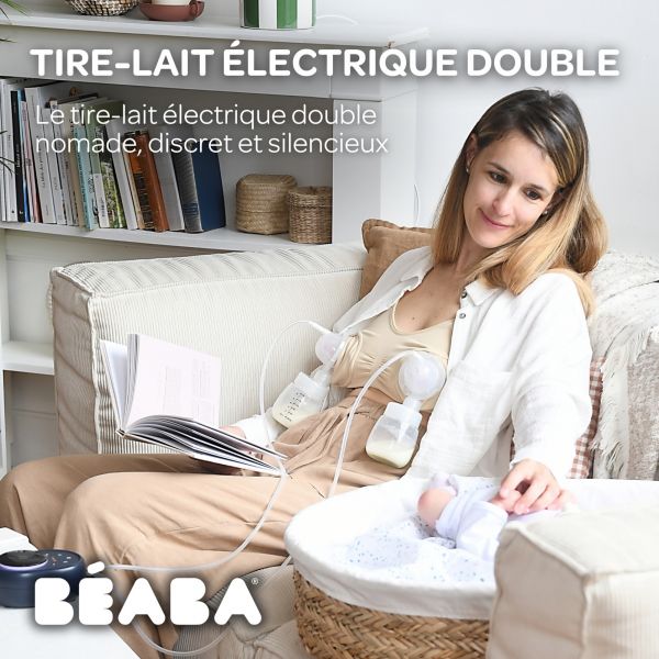 Tire-lait électrique double pompe sans fil Night blue