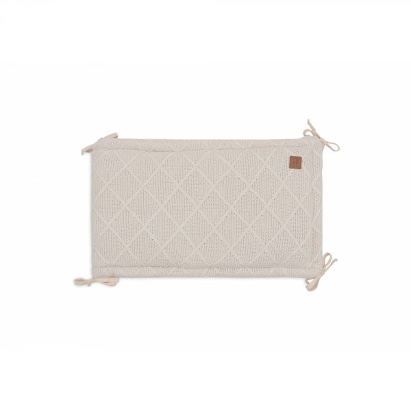 Tour de lit 180 x 30 cm Check Knit Oatmeal