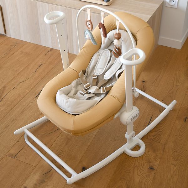 Transat bébé Up & Down Plus Ocre + arche de jeux