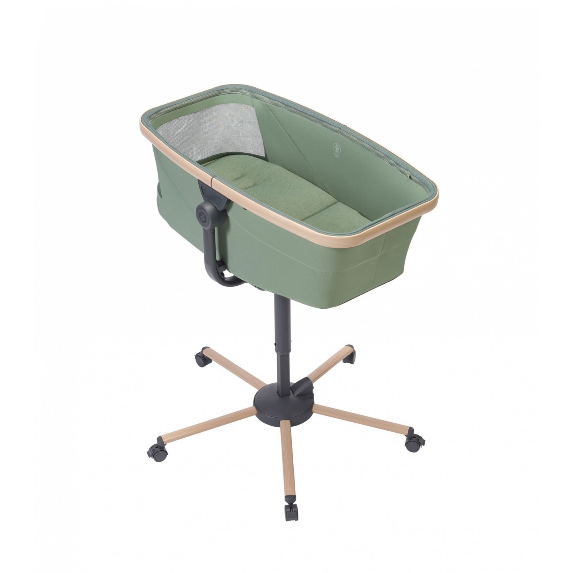 Rehausseur MAXI COSI Kit repas pour transat Alba, chaise haute bébé avec  tablette + housse de protection Beyond Green, de 6 mois a 3 ans