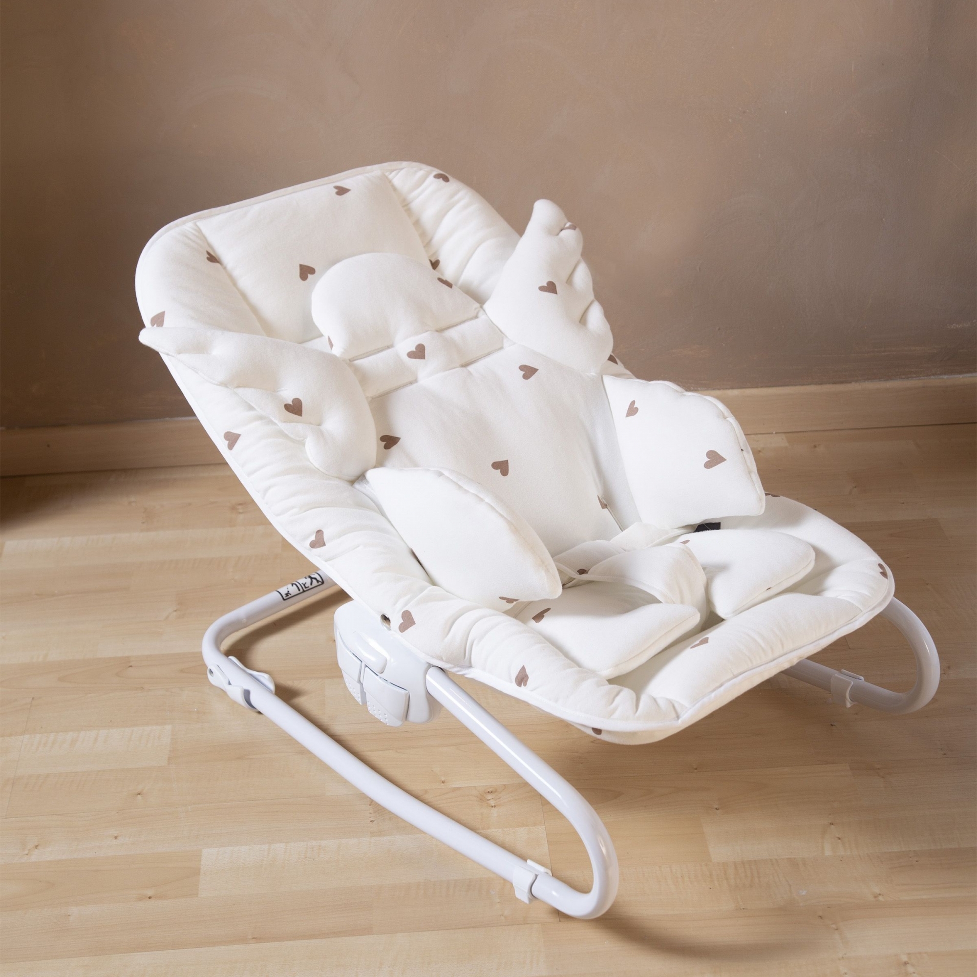 Childhome Transat Bebe Swing Coeurs Dores Made In Bebe