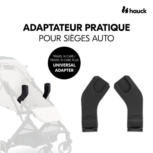 Adaptateurs pour poussette Travel N Care / Plus Black