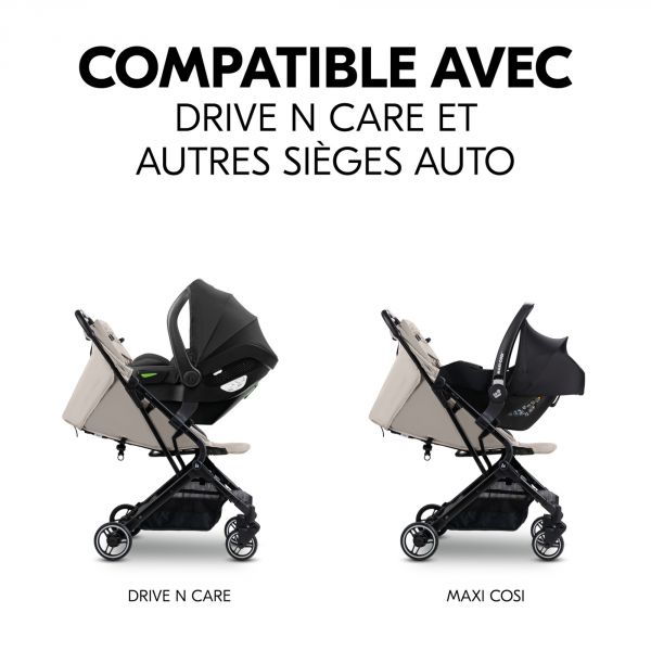 Adaptateurs pour poussette Travel N Care / Plus Black