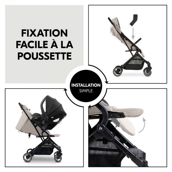 Adaptateurs pour poussette Travel N Care / Plus Black