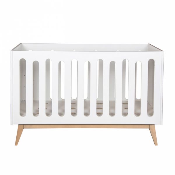 Lit bébé 70x140 cm évolutif en canapé Trendy White