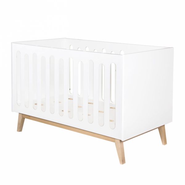 Lit bébé 70x140 cm évolutif en canapé Trendy White