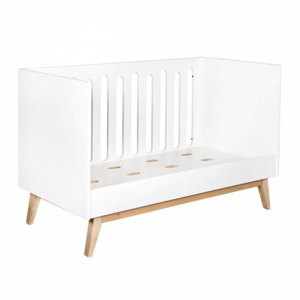 Lit bébé 70x140 cm évolutif en canapé Trendy White