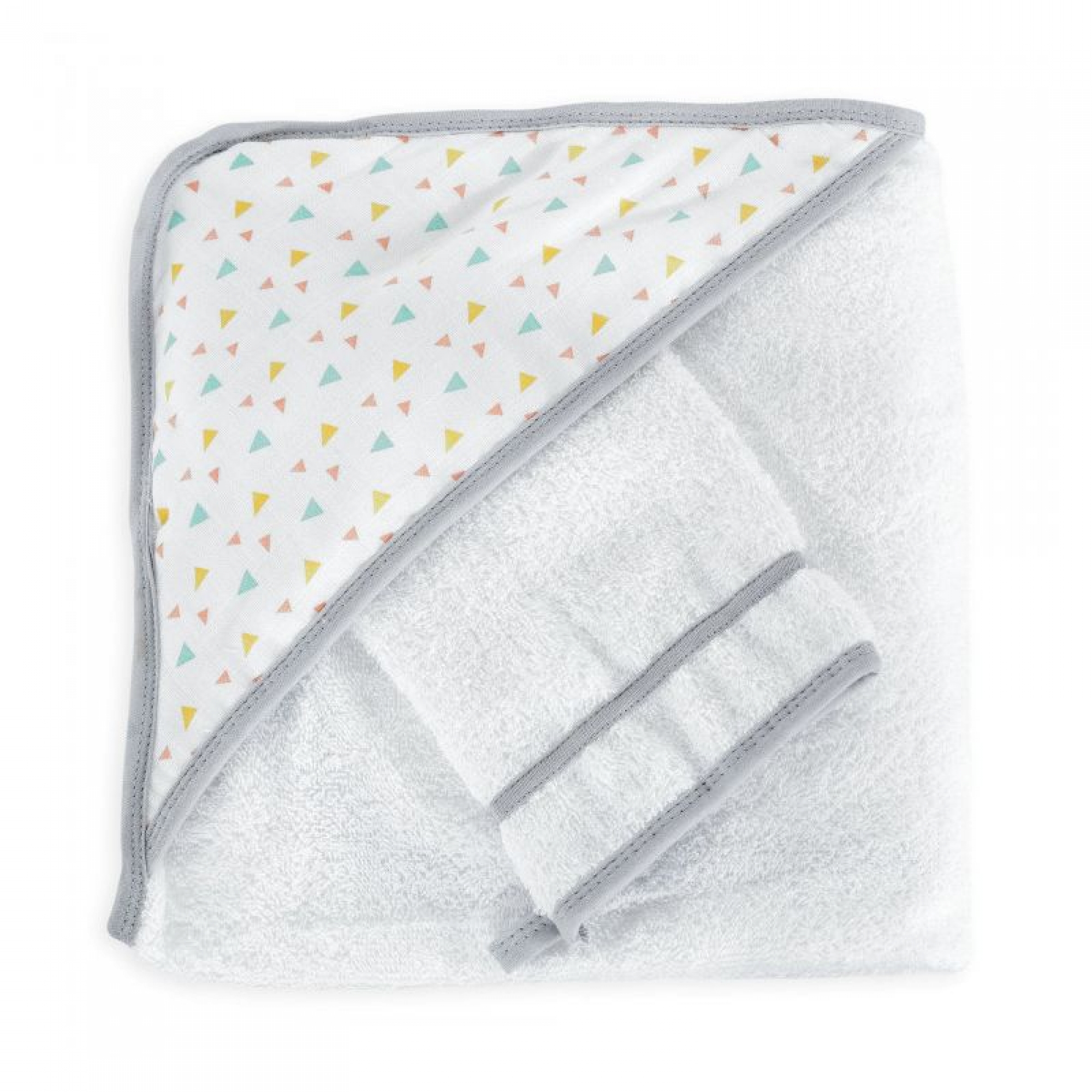 Trois Kilos Sept Set De Bain Bebe Triangles Made In Bebe