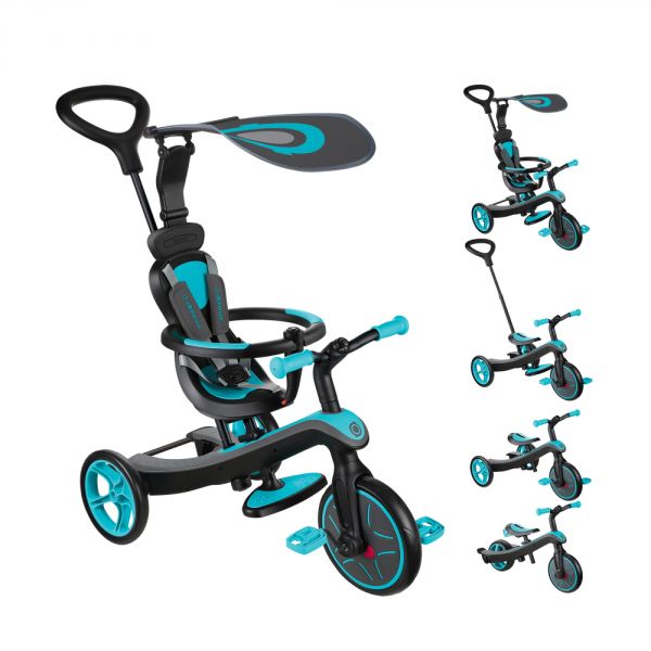 Tricycle explorer 4 en 1 évolutif Teal / Turquoise