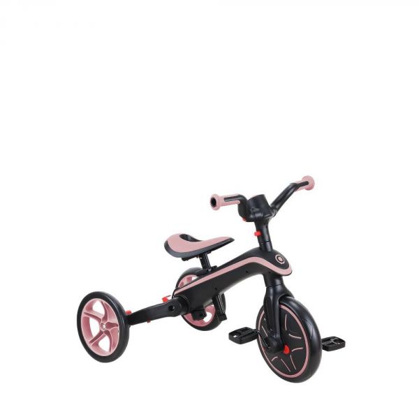 Tricycle explorer 4 en 1 évolutif et pliable Pastel Rose