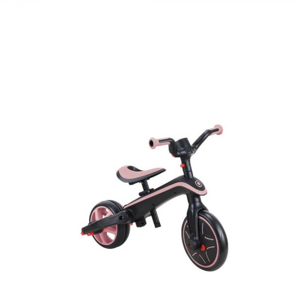 Tricycle explorer 4 en 1 évolutif et pliable Pastel Rose