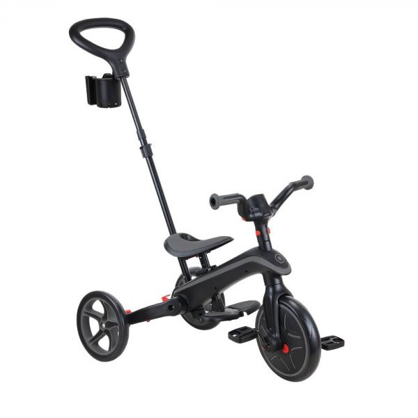 Tricycle explorer 4 en 1 évolutif et pliable Noir / Gris