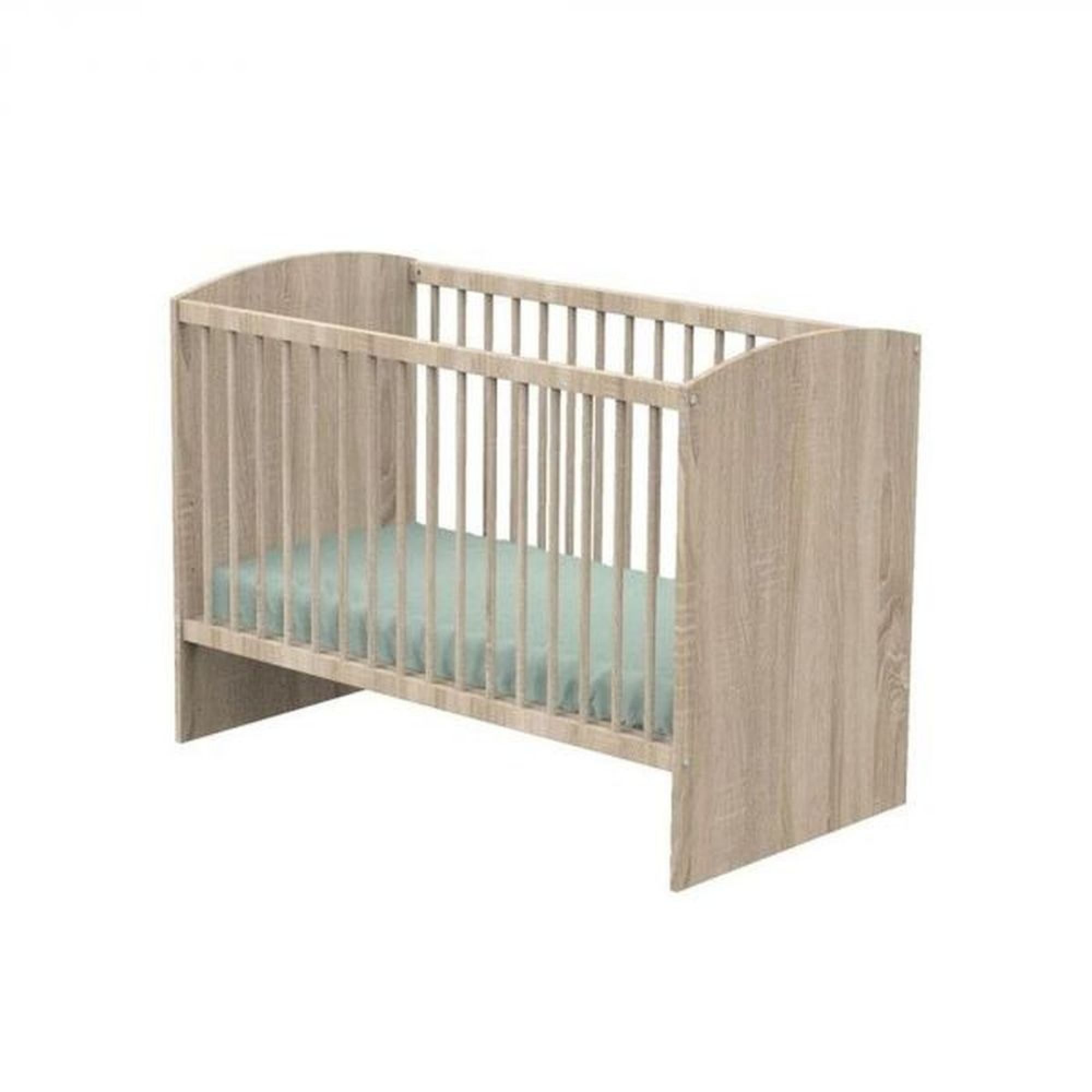 Chambre bébé trio lit 60x120+commode+armoire seventies blanc et bois de  Sauthon meubles sur allobébé