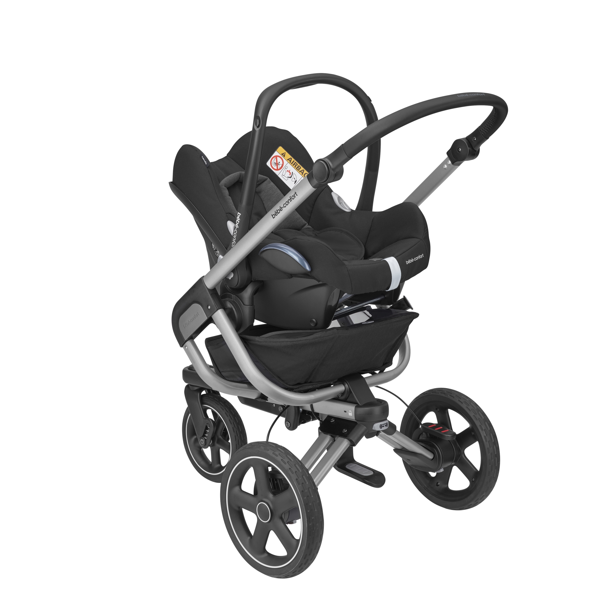 Bebe Confort Pack Poussette Trio Nova 3 Roues Jade Pebble Pro Essential Black Made In Bebe