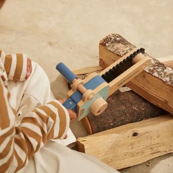 Tronçonneuse enfant en bois