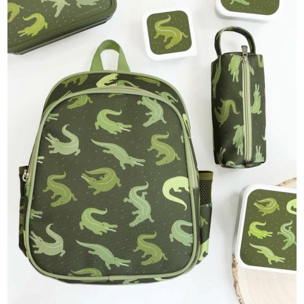 Trousse scolaire crocodiles