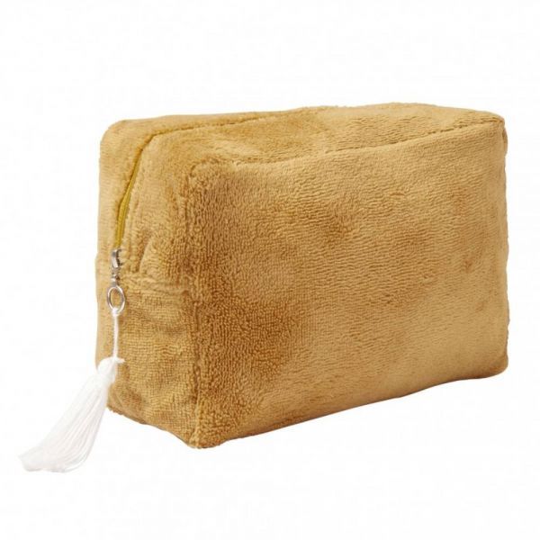 Trousse de toilette en bambou imperméable Noisette