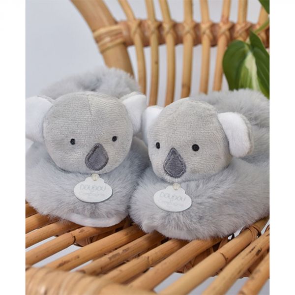 Chaussons avec hochet pour bébé Unicef Koala