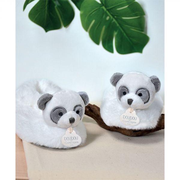 Chaussons avec hochet pour bébé Unicef Panda