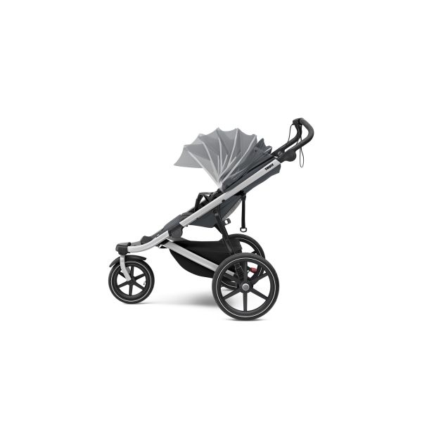 Poussette duo Urban Glide 2 avec nacelle - Dark Shadow / Black