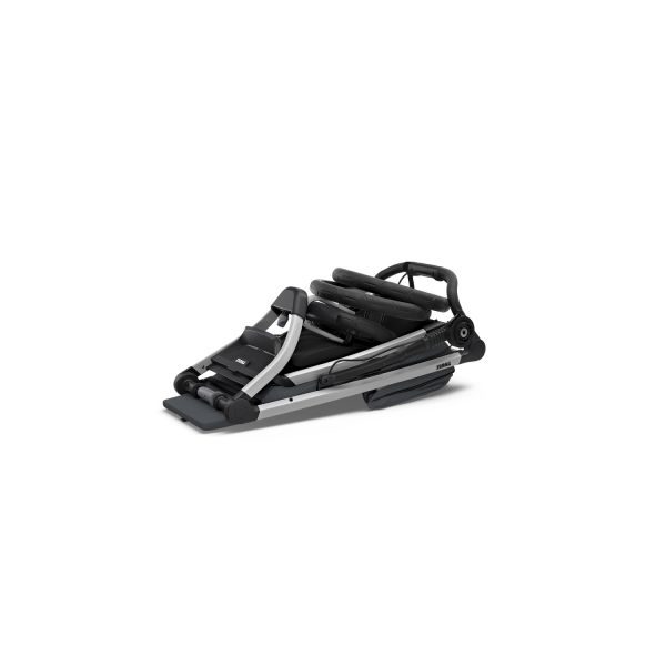 Poussette duo Urban Glide 2 avec nacelle - Dark Shadow / Black