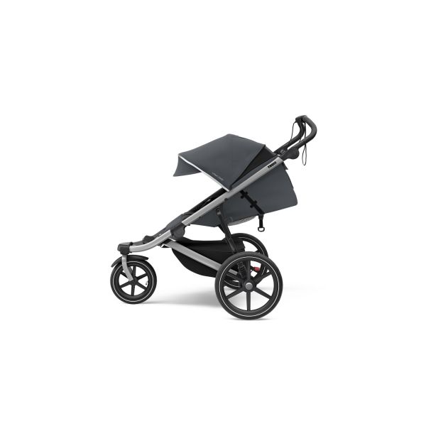 Poussette duo Urban Glide 2 avec nacelle - Dark Shadow / Black