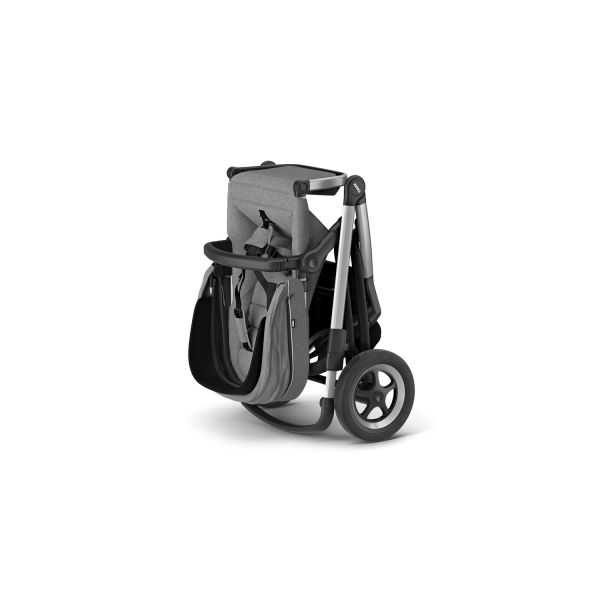 Poussette duo Urban Glide 2 avec nacelle - Grey Melange / Black