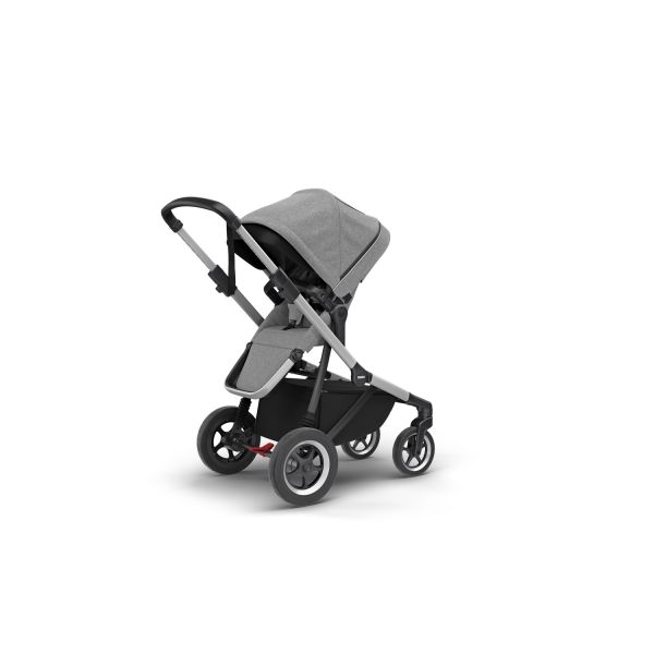 Poussette duo Urban Glide 2 avec nacelle - Grey Melange / Black