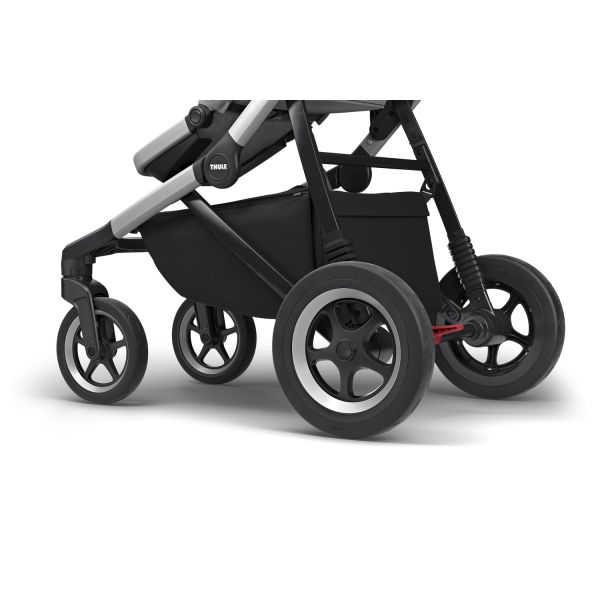 Poussette duo Urban Glide 2 avec nacelle - Grey Melange / Black