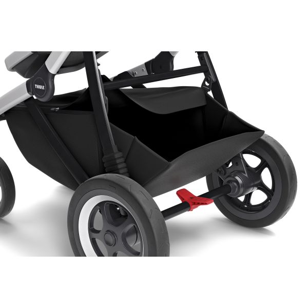 Poussette duo Urban Glide 2 avec nacelle - Grey Melange / Black