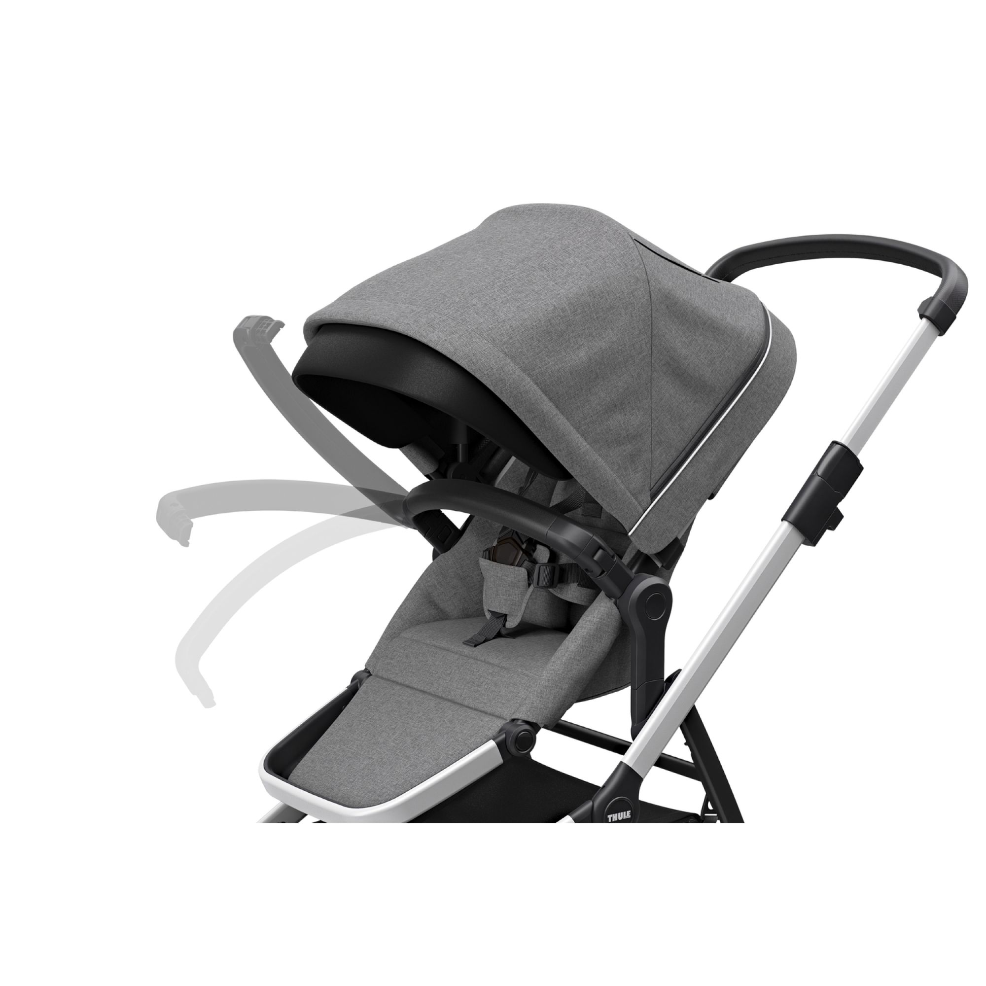 Assise-poussette SLEEK Thule shadow grey