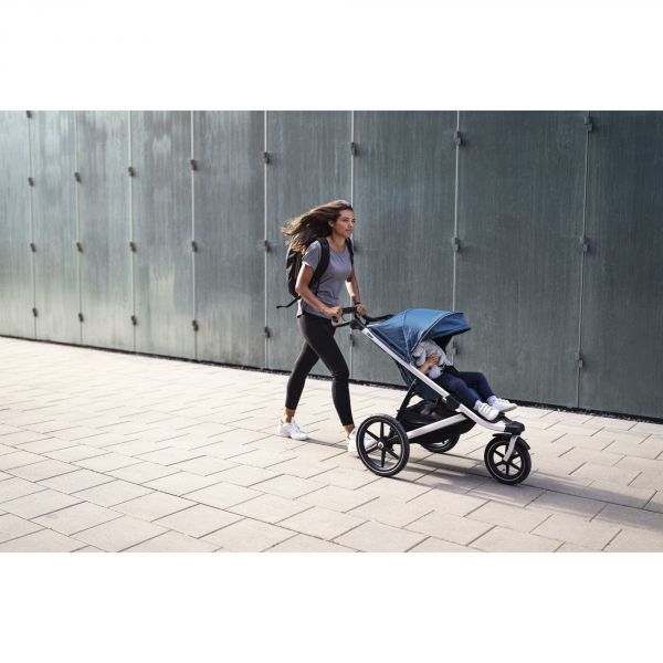 Poussette duo Urban Glide 2 avec nacelle - Majolica Blue / Alu