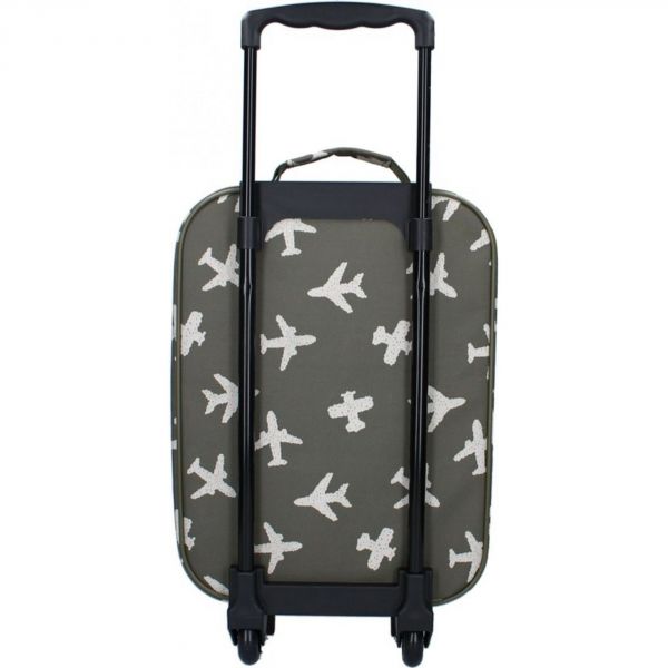 Valise enfant Avions Kaki