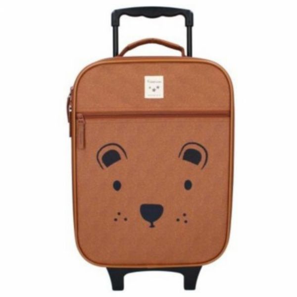 Valise enfant Ours Cappuccino