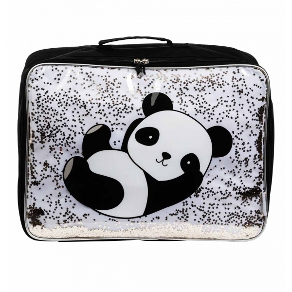 A Little Lovely Company Petite Valise A Paillettes Panda Made In Bebe