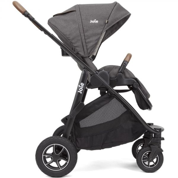 Poussette trio Versatrax Shell gray + siège auto i-Snug 2 Shell gray + nacelle Ramble XL Shell gray