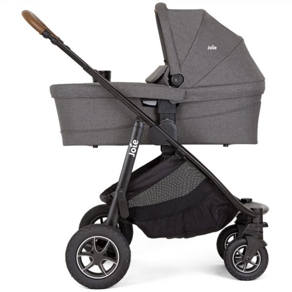 Poussette trio Versatrax Shell gray + siège auto i-Snug 2 Shell gray + nacelle Ramble XL Shell gray