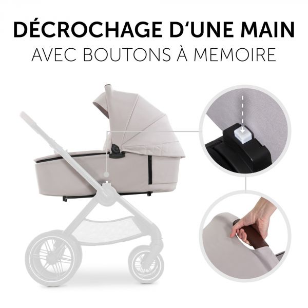 Poussette duo 2 en 1 Walk N Care Beige