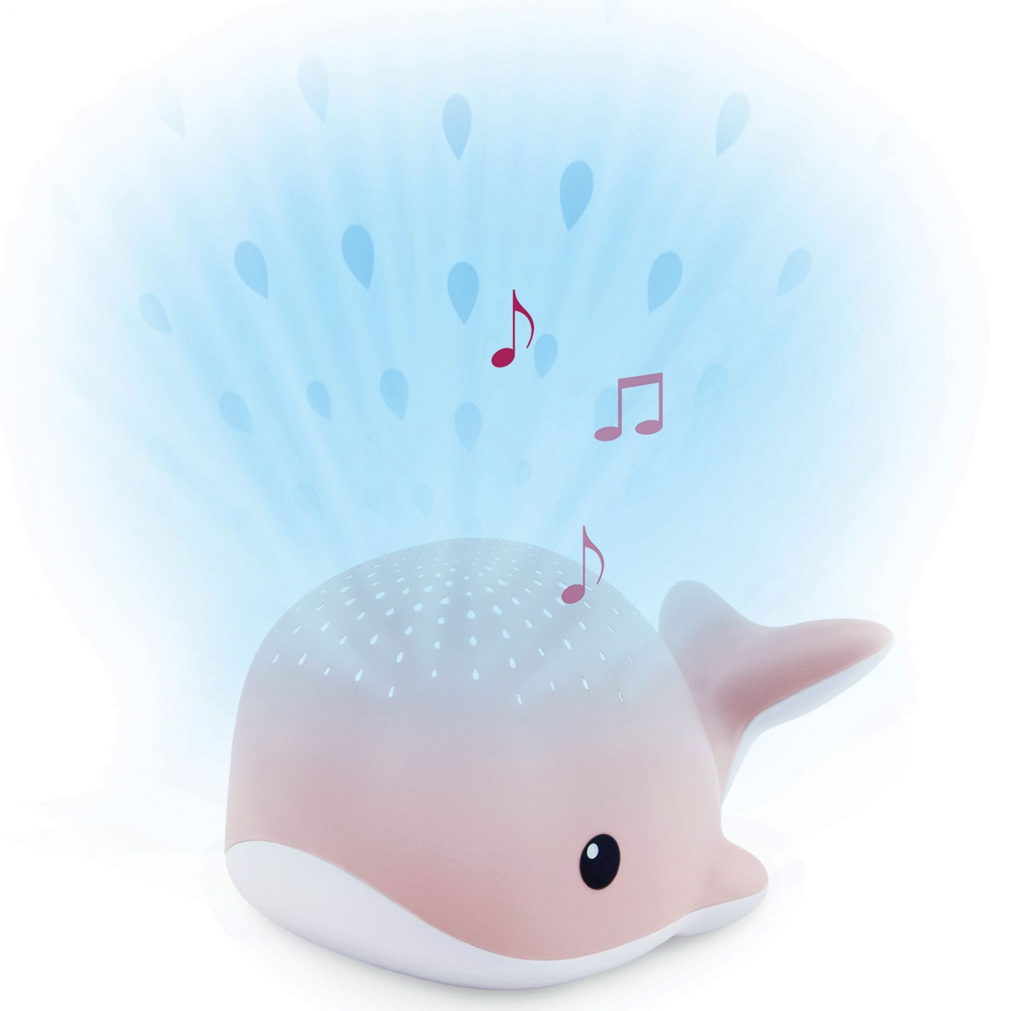 Lampe veilleuse enfant Baleine aux 4 couleurs.