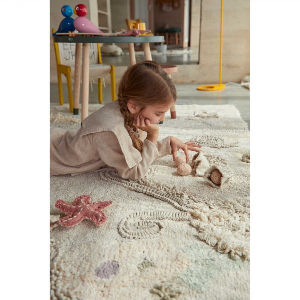 Tapis enfant 140x200 cm Fond marin