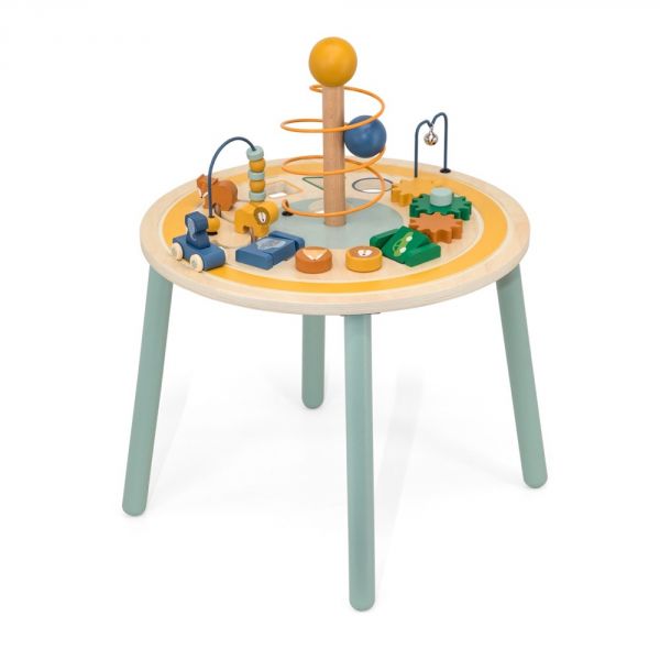 Table d'activités en bois Animaux